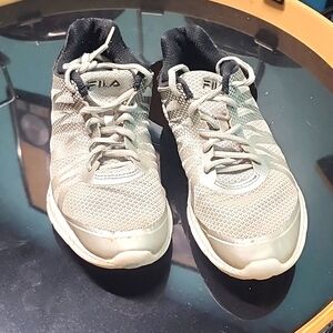 FILA Silver Running Shoes